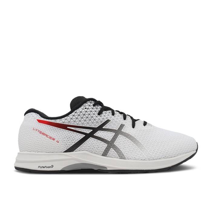 アシックス Asics 【 Lyteracer 4 2E Wide 'White Black' Men White/Black 】 メンズ 白色 ホワイト 黒色 ブラック｜スニケス