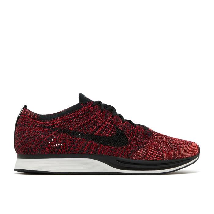 ナイキ Nike 【 Flyknit Racer 'Fire Rooster' Men University Red/Black-Bright Mango 】 フライニット メンズ Red 赤・レッド｜スニケス