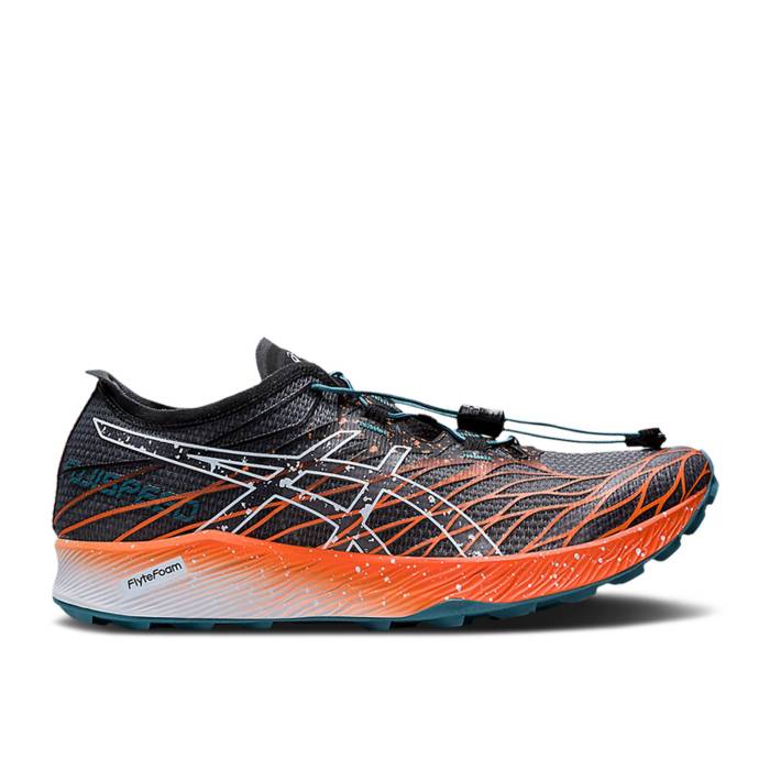 アシックス Asics 【 Wmns Fuji Speed \u0027Black Nova Orange\u0027 Women Black/Nova Orange 】 Speed 素早さ レディース 黒いこと 黒いこと orange 橙・オレンジ色