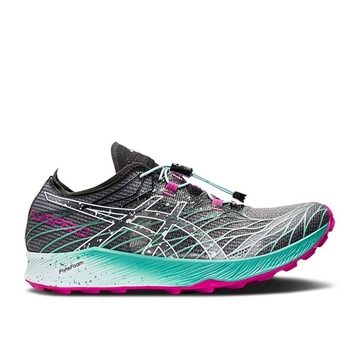 アシックス Asics 【 Wmns Fuji Speed \u0027Black Soothing Sea\u0027 Women Black/Soothing Sea 】 Speed 素早さ レディース 黒いこと 黒いこと
