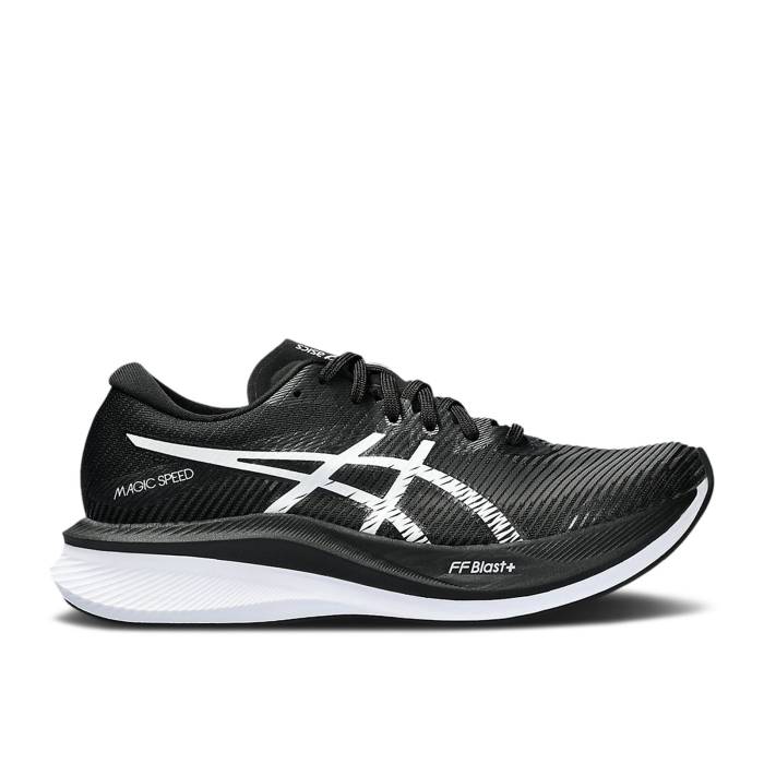 アシックス Asics 【 Wmns Magic Speed 3 \u0027Black White\u0027 Women Black/White 】 神通力 Speed 素早さ レディース 黒いこと 黒いこと 白いこと 白いこと
