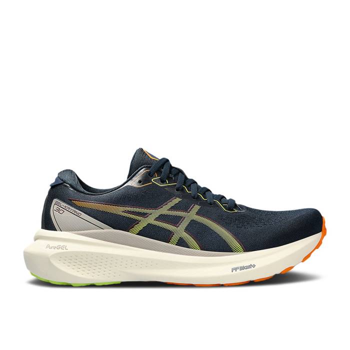 アシックス Asics 【 Gel Kayano 30 \u0027French Blue Neon Lime\u0027 Men French Blue/Neon Lime 】 青味 青み メンズ 青味 青み 菩提樹