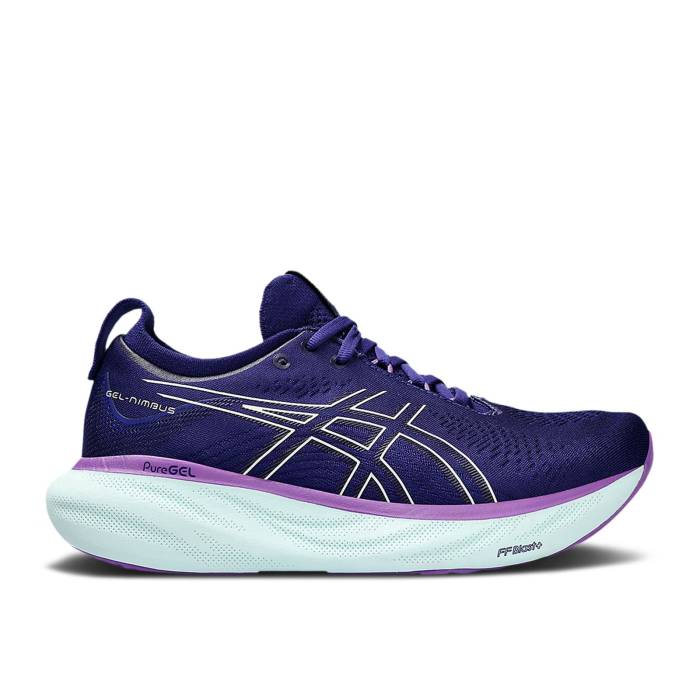 アシックス Asics 【 Wmns Gel Nimbus 25 \u0027Dive Blue\u0027 Women Dive Blue/Soothing Sea 】 レディース 青み 青色