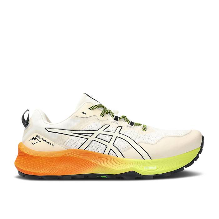 アシックス Asics 【 Gel Trabuco 11 'Birch Neon Lime' Men Birch/Black 】 メンズ 黒色 ブラック｜スニケス