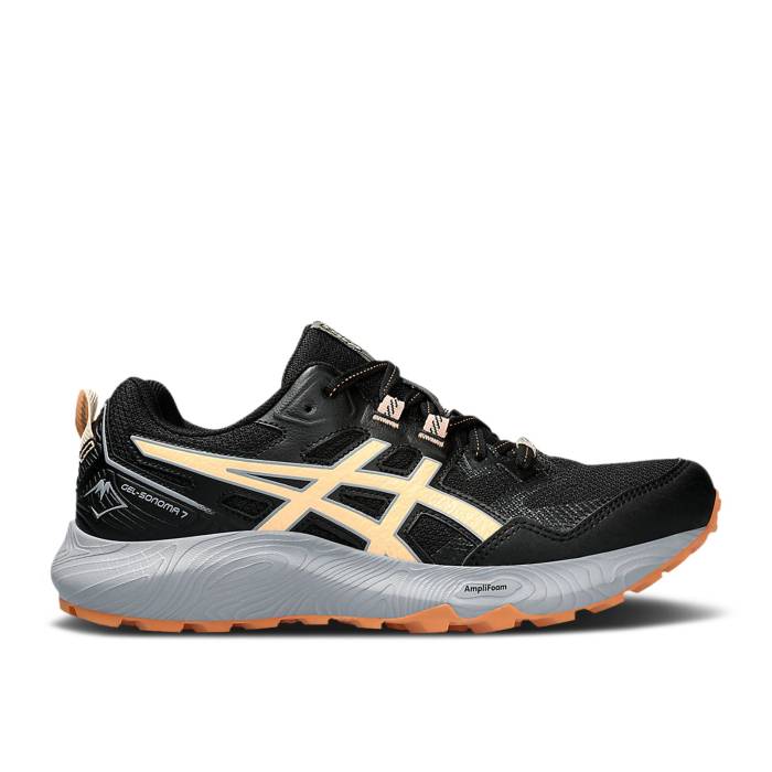 アシックス Asics 【 Wmns Gel Sonoma 7 \u0027Black Apricot Crush\u0027 Women Black/Apricot Crush 】 レディース 黒いこと 黒いこと