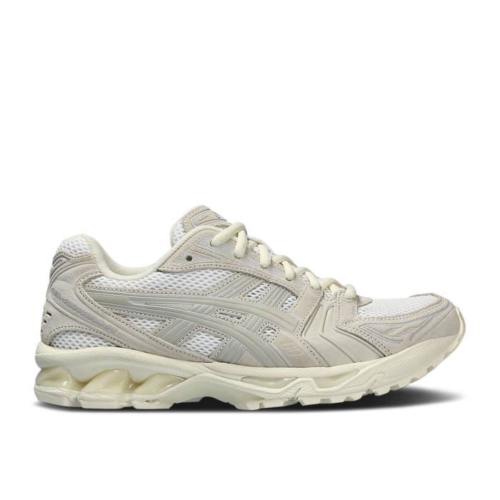 アシックス Asics 【 Wmns Gel Kayano 14 White Smoke Grey Women White/Smoke Grey 】 レディース 白色 ホワイト 灰色 グレー