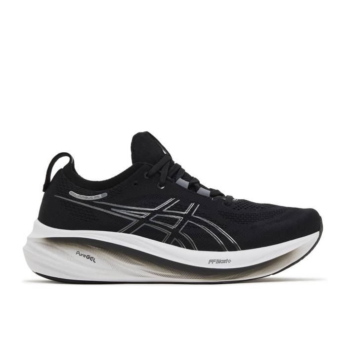 アシックス Asics 【 Gel Nimbus 26 \u0027Black Graphite Grey\u0027 Men Black/Graphite Grey 】 メンズ 黒いこと 黒いこと 薄墨色 薄墨色