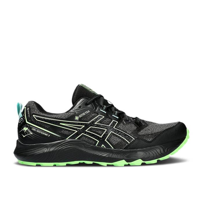 アシックス Asics 【 Gel Sonoma 7 Gore-Tex 'Black Illuminate Green' Men Black/Illuminate Green 】 ゴアテックス メンズ 黒色 ブラック green 緑・グリーン｜スニケス