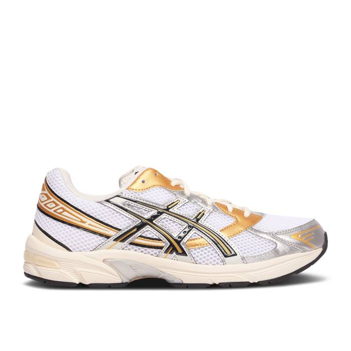 アシックス Asics 【 Gel 1130 White Black Gold Men White/Black/Gold 】 黒色 ブラック メンズ 白色 ホワイト 黒色 ブラック ゴールド