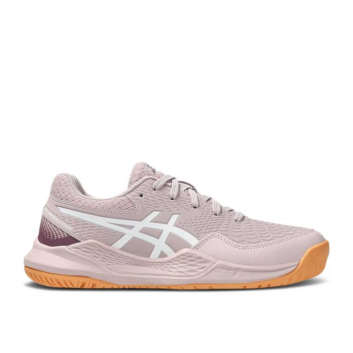 アシックス Asics 【 Gel Resolution 9 ガウス \u0027Watershed Rose\u0027 Youth Watershed Rose/White 】 御坊っちゃん キッズ Rose サクラ色 白いこと 白いこと