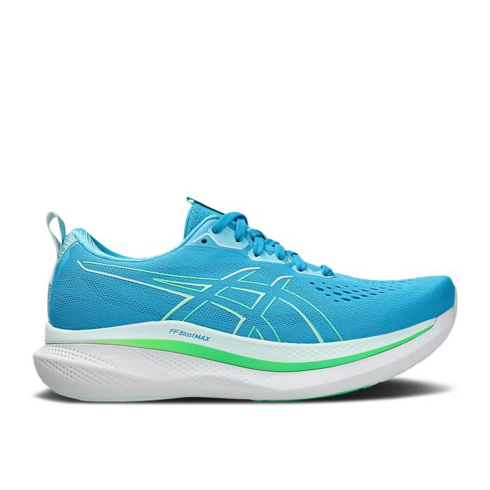 アシックス Asics 【 Glideride Max 'Digital Aqua' Men Digital Aqua/New Leaf 】 マックス メンズ アクア