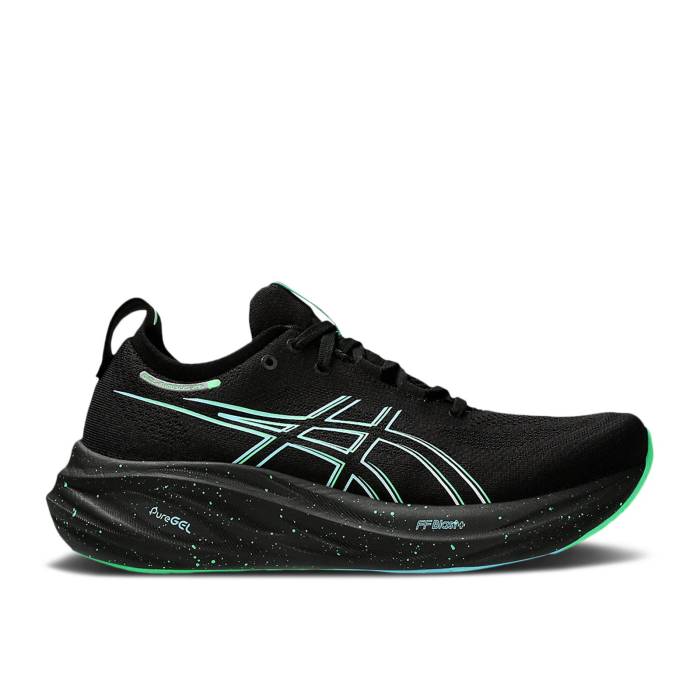 アシックス Asics 【 Gel Nimbus 26 Black Soothing Sea Men Black/Soothing Sea 】 メンズ 黒色 ブラック