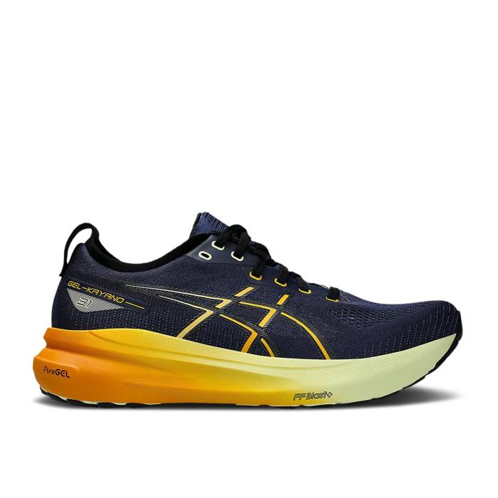 アシックス Asics 【 Gel Kayano 31 Indigo Blue Yellow Men Indigo Blue/Gunmetal 】 青色 ブルー メンズ 藍色・インディゴ 青色 ブルー