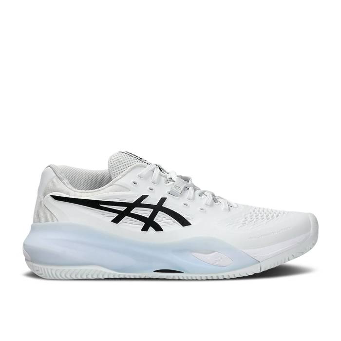 アシックス Asics 【 Gel Resolution X Clay \u0027White Black\u0027 Men White Black 】 メンズ 白いこと 白いこと 黒いこと 黒いこと