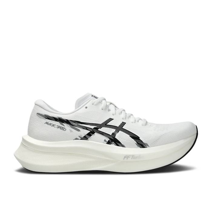 アシックス Asics 【 Wmns Magic Speed 4 \u0027White Black\u0027 Women White/Black 】 神通力 Speed す早さ レディース 白いこと 白いこと 黒いこと 黒いこと