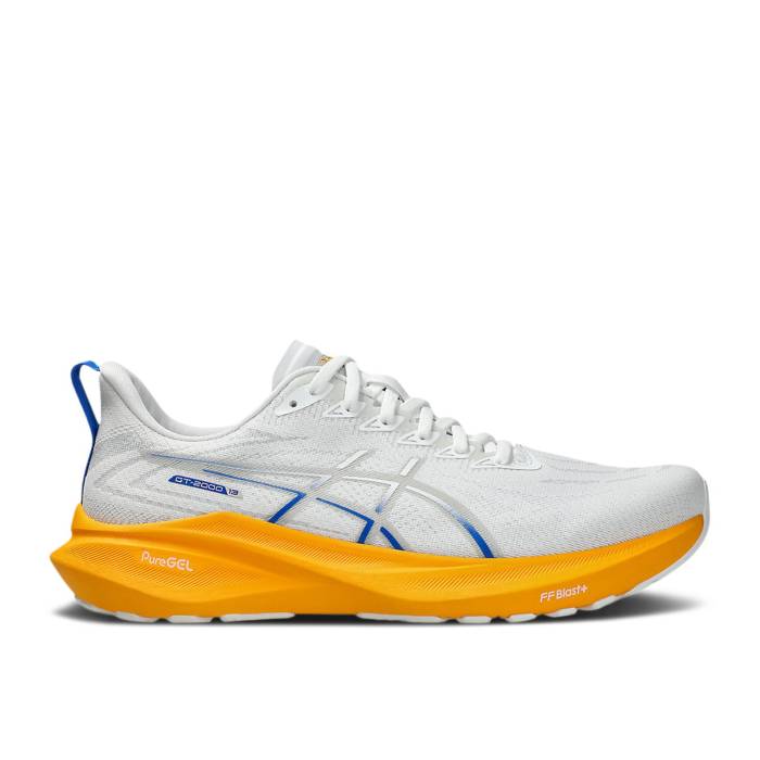 アシックス Asics 【 Gt 2000 13 \u0027White Concrete Orange\u0027 Men White/Concrete 】 13 サー青少年 メンズ 白いこと 白いこと