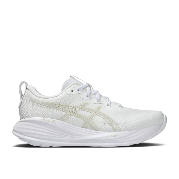 アシックス Asics 【 Wmns Gel Cumulus 27 'White Lake Grey' Women White/Lake Grey 】 レディース 白色 ホワイト 灰色 グレー