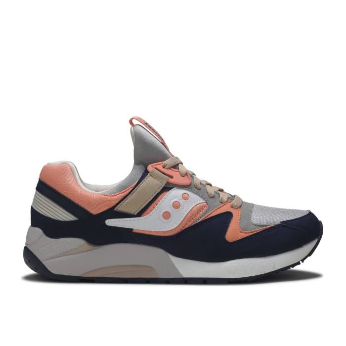サッカニー Saucony 【 Elite X Bodega X Grid 9000 \u0027Kithstrike\u0027 Men Blue/Grey/Orange Colorway 】 エリート メンズ 青碧 青碧 薄墨色 薄墨色 orange 橙・オレンジ色