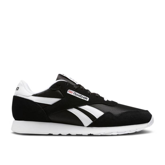 リーボック Reebok 【 Royal Nylon \u0027Black White\u0027 Men Black/Black/White 】 ナイロン メンズ 黒いこと 黒いこと 白いこと 白いこと