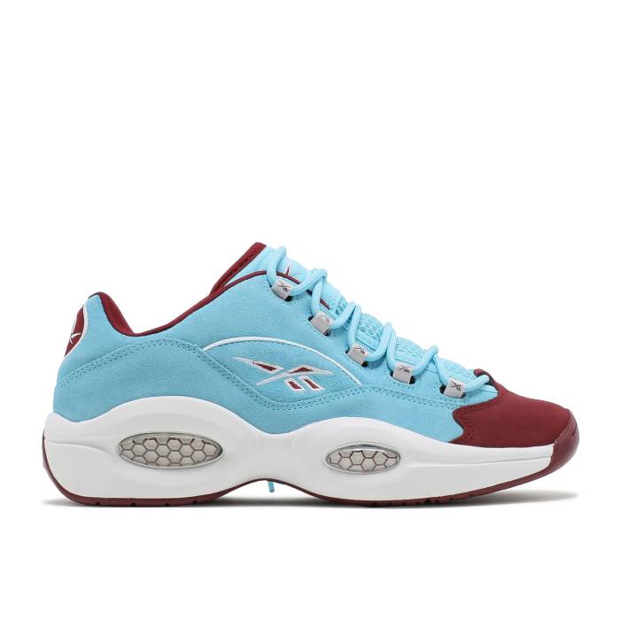 リーボック Reebok 【 Question Low Phillies Men Digital Blue/Classic Burgundy/Footwear White 】 Question クエスチョン メンズ 青色 ブルー クラシック ワイン色・バーガンディー 白色 ホワイト