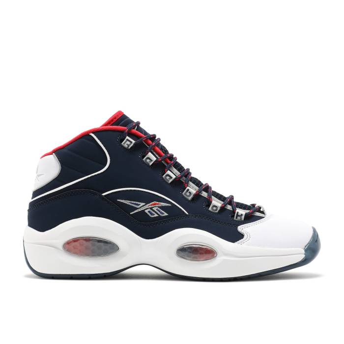 リーボック Reebok 【 Question Mid \u0027Usa\u0027 Men Vector Navy/Footwear White/Vector Red 】 Question 問い合わせ ミッド メンズ 紺色 米国海軍 白いこと 白いこと Red 赤・赤いこと