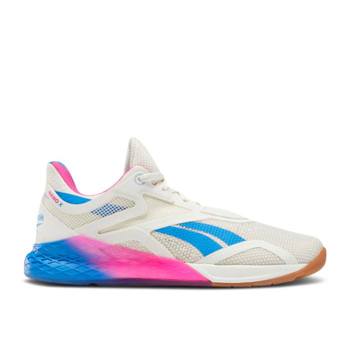 リーボック Reebok 【 Wmns Nano X \u0027White Proud Pink Blue\u0027 Women White/Proud Pink/Horizon Blue 】 ナノ pink さくら色 レディース 白いこと 白いこと pink さくら色 青碧 青碧