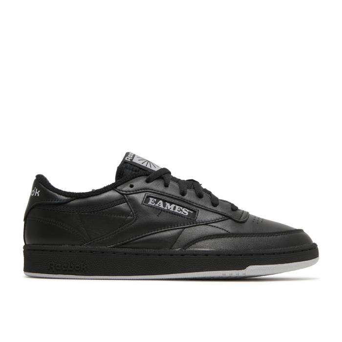 リーボック Reebok 【 Eames Office X Club C 85 'Monotone Pack - Black' Men Core Black/Core Black/Cold Grey 2 】 クラブ メンズ コア 黒色 ブラック 灰色 グレー