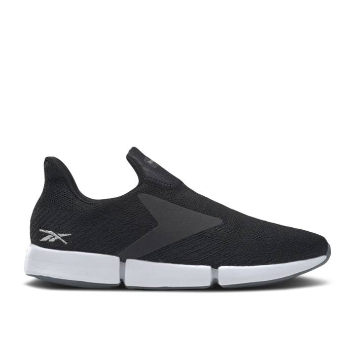 リーボック Reebok 【 Wmns Dailyfit Dmx Slip-On 'Black Silver Metallic' Women Core Black/Footwear White/Silver Metallic 】 slip-on スリッポン Silver 銀色・シルバー レディース コア 黒色 ブラック 白色 ホワイト Silver 銀