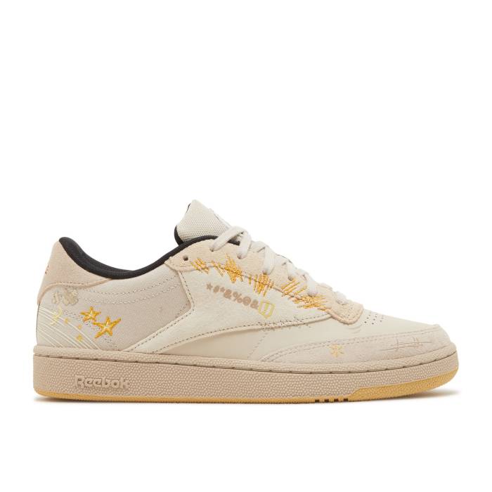 リーボック Reebok 【 Looney Tunes X Club C 85 'Props' Men Pebble/Core Black/Bright Ochre 】 クラブ メンズ コア 黒色 ブラック