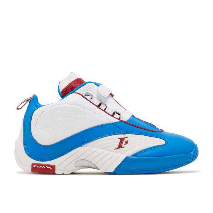 リーボック Reebok 【 Answer 4 \u0027Dynamic Blue\u0027 Men Dynamic Blue/Footwear White/Flash Red 】 受け答え メンズ 活動的 青碧 青碧 白いこと 白いこと Red 赤・赤いこと