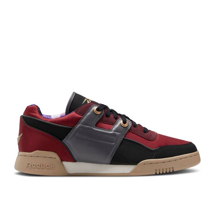 リーボック Reebok 【 Street Fighter X Workout Plus M. Bison Men Core Black/Classic Burgundy/Ash Grey 】 street ストリート ファイター workout ワークアウト メンズ コア 黒色 ブラック クラシック ワイン色・バー