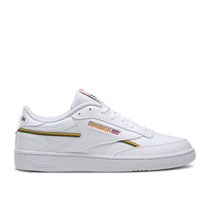 リーボック Reebok 【 Club C 85 Vegan 'White Green Gold' Men Footwear White/Collegiate Gold/Dark Green 】 クラブ green 緑・グリーン メンズ 白色 ホワイト ゴールド green 緑・グリーン 24,624円