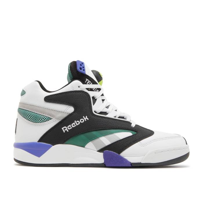 リーボック Reebok 【 Shaq Victory Pump \u0027Basketball Meets Tennis\u0027 Men Ftwr White/Core Black/Dark Green 】 シャック Victory 制勝 揚水機 メンズ 白いこと 白いこと 中核グループ 黒いこと 黒いこと green 緑・緑であること