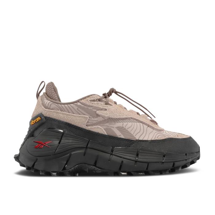 リーボック Reebok 【 Zig Kinetica 2.5 Edge \u0027Soft Ecru\u0027 Men Soft Ecru/Taupe/Core Black 】 Zig ジッグ メンズ 中核グループ 黒いこと 黒いこと