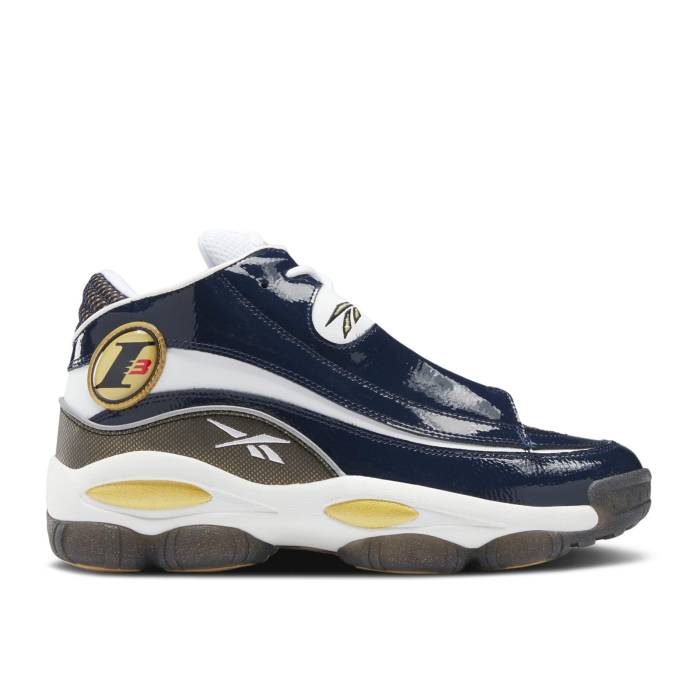 リーボック Reebok 【 The Answer Dmx 'Ncaa Pack - Georgetown' Men Collegiate Navy/Footwear White/Reebok Brass 】 アンサー メンズ 紺色 ネイビー 白色 ホワイト Reebok リーボック