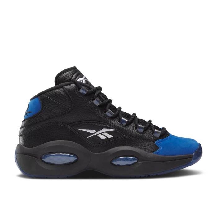 リーボック Reebok 【 Question Mid \u0027Black Vector Blue\u0027 Men Core Black/Vector Blue/White 】 Question 問い合わせ ミッド メンズ 中核グループ 黒いこと 黒いこと 青碧 青碧 白いこと 白いこと