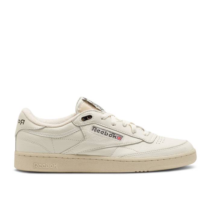 リーボック Reebok 【 Club C 85 Vintage 'Chalk Black' Men Chalk/Core Black/Paper White 】 クラブ vintage ビンテージ・ヴィンテージ メンズ コア 黒色 ブラック 白色 ホワイト|スニケス