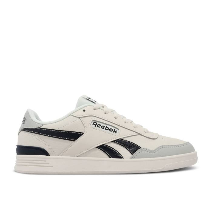 リーボック Reebok 【 Court Advance 'Clip - Chalk Vector Navy' Men Chalk/Pure Grey Two/Vector Navy 】 コート メンズ ピュア 灰色 グレー 紺色 ネイビー｜スニケス