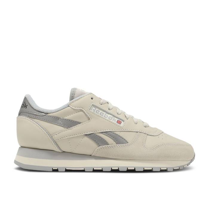 リーボック Reebok 【 Classic Leather 1983 Vintage \u0027Alabaster Pure Grey\u0027 Men Alabaster/Pure Grey 3/Pewter 】 古典派音楽 なめし革 vintage ビンテージ・ヴィンテージ 純然たる メンズ 純然たる 薄墨色 薄墨色
