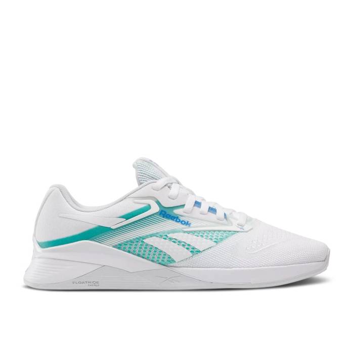 リーボック Reebok 【 Wmns Nano X4 \u0027White Unleashed Green\u0027 Women Footwear White/Unleashed Green/Kinetic Blue 】 ナノ レディース 白いこと 白いこと green 緑・緑であること 青味 青み