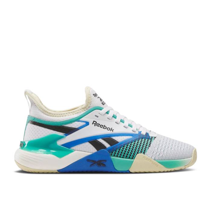 リーボック Reebok 【 Wmns Nano Court \u0027White Unleashed Green\u0027 Women Footwear White/Weathered White/Unleashed Green 】 ナノ 厚地の外套 レディース 白いこと 白いこと green 緑・緑であること
