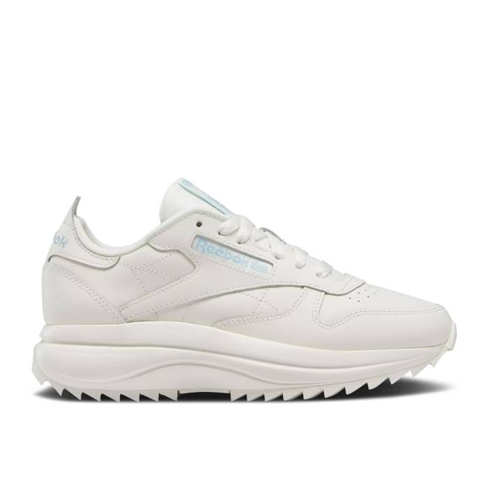 リーボック Reebok 【 Wmns Classic Leather Sp Extra \u0027Chalk Blue Pearl\u0027 Women Chalk/Blue Pearl/Chalk 】 古典派音楽 なめし革 青味 青味 レディース 青味 青味 パール
