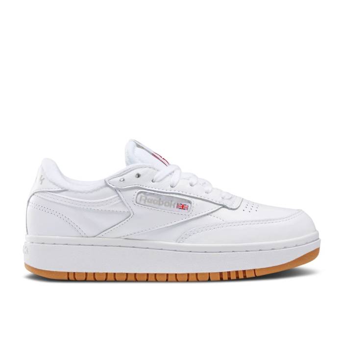 リーボック Reebok 【 Wmns Club C Double 'White Gum' Women White/Rubber Gum/White 】 クラブ レディース 白色 ホワイト ラバー
