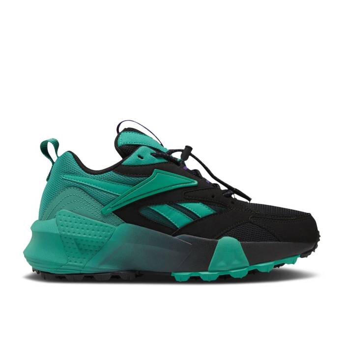 リーボック Reebok 【 Wmns Aztrek Double Mix Trail 'Emerald' Women Black/Emerald/Regal Purple 】 レディース 黒色 ブラック Purple 紫・パープル｜スニケス