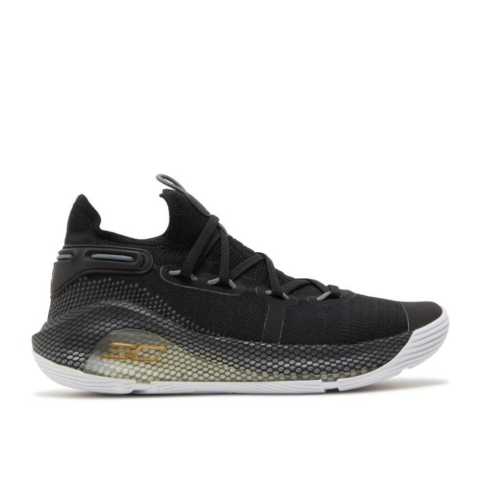 アンダーアーマー Under Armour 【 Curry 6 Team \u0027Black Gold Metallic\u0027 Men Black/Gold Metallic/White 】 カリー Team 野球クラブ ゴールド メンズ 黒いこと 黒いこと ゴールド 白いこと 白いこと