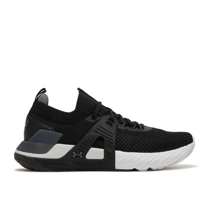アンダーアーマー Under Armour 【 Project Rock 4 \u0027Black\u0027 Men Black/White/Grey 】 メンズ 黒いこと 黒いこと 白いこと 白いこと 薄墨色 薄墨色
