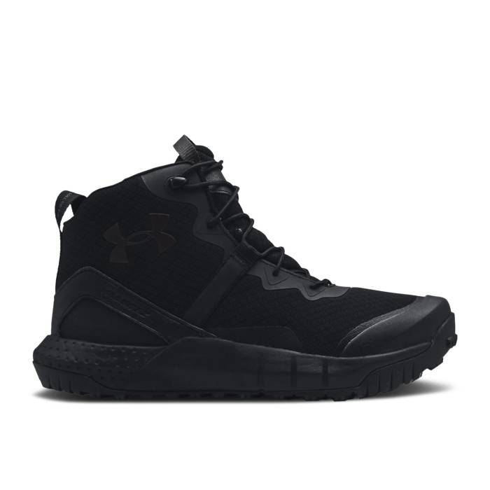 アンダーアーマー Under Armour 【 Micro G Valsetz Mid 'Black Jet Grey' Men Black/Jet Grey 】 Micro ミクロ ミッド メンズ 黒色 ブラック 灰色 グレー
