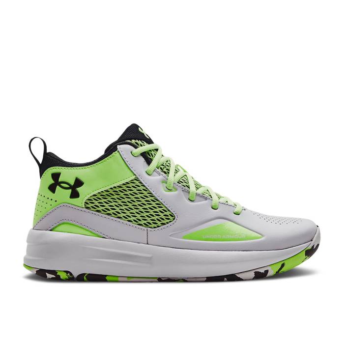 アンダーアーマー Under Armour 【 Lockdown 5 \u0027Halo Grey Quirky Lime\u0027 Men Halo Grey/Quirky Lime 】 薄墨色 薄墨色 メンズ 薄墨色 薄墨色 菩提樹