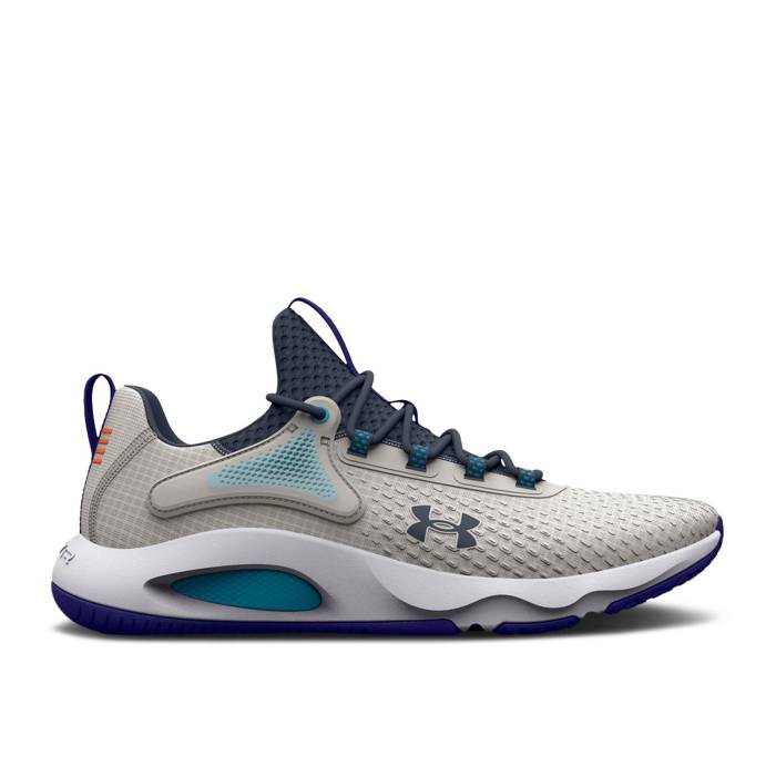 アンダーアーマー Under Armour 【 Hovr Rise 4 \u0027Grey Mist Sonar Blue\u0027 Men Grey Mist/Sonar Blue 】 ライズ メンズ 薄墨色 薄墨色 青み 青色