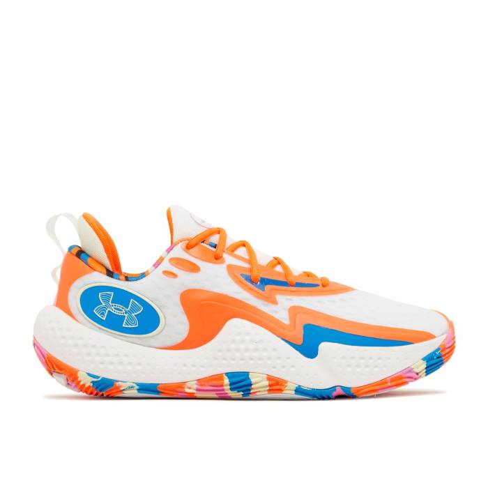 アンダーアーマー Under Armour 【 Spawn 5 Le \u0027White Citrus Blast\u0027 Men White/Citrus Blast 】 メンズ 白いこと 白いこと ブラジャー同盟罷業